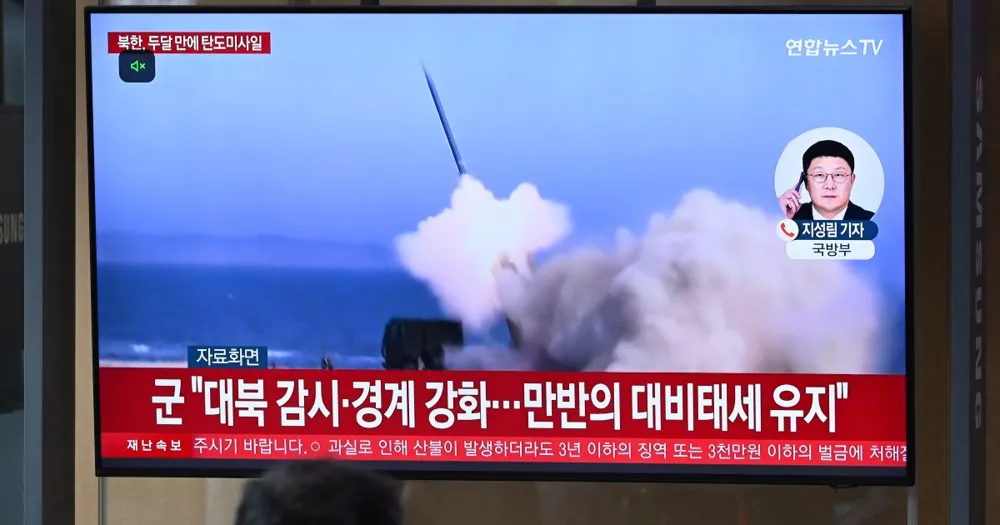 North Korea Launches Multiple Short-Range Ballistic Missiles into East Sea