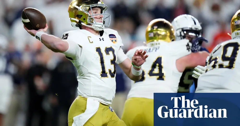 Notre Dame Defeats Penn State 27-24 to Advance to College Football Playoff Title Game