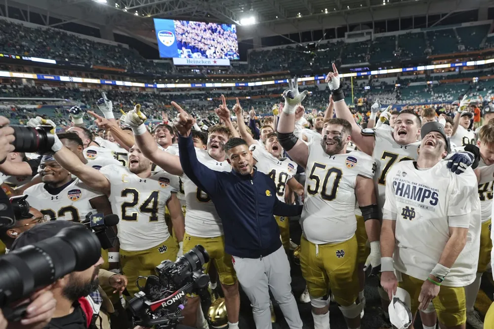 Notre Dame's Journey to CFP Title Game Fueled by Early Season Loss