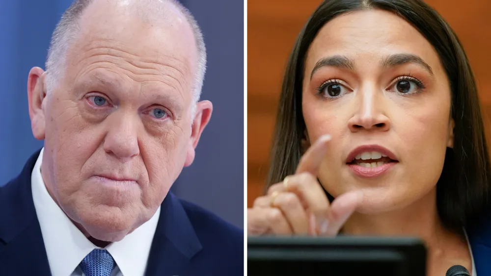 Ocasio-Cortez Clashes with Tom Homan over Immigration Rights and Free Speech
