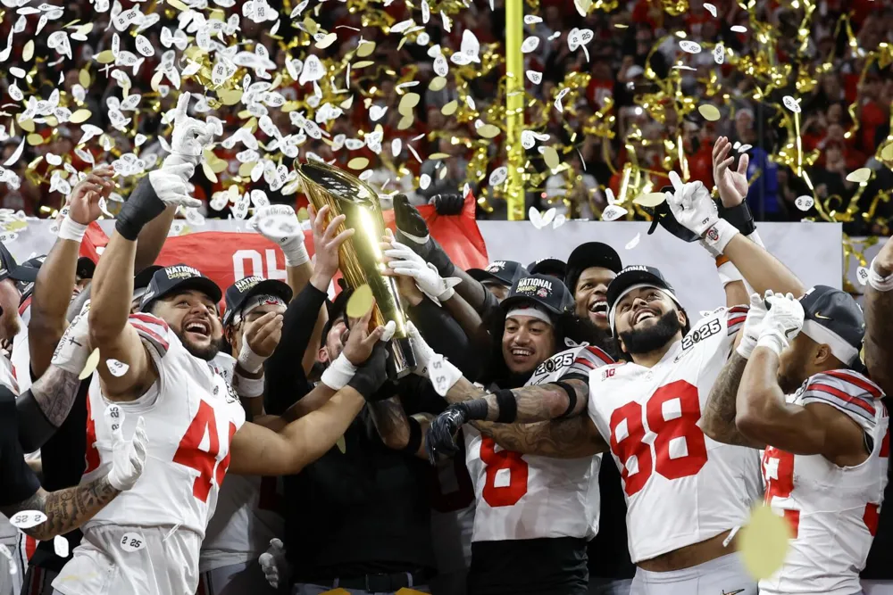 Ohio State Outlasts Notre Dame to Win National Championship for First Time in a Decade