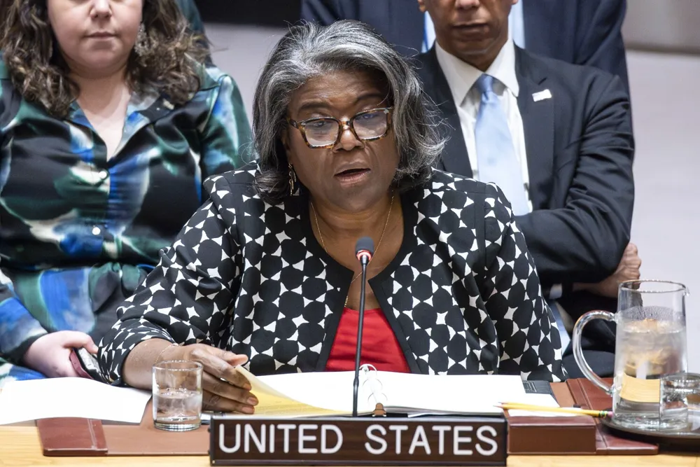 Outgoing UN Envoy Linda Thomas-Greenfield Warns of Leadership Vacuum Amid Trump's Potential Return