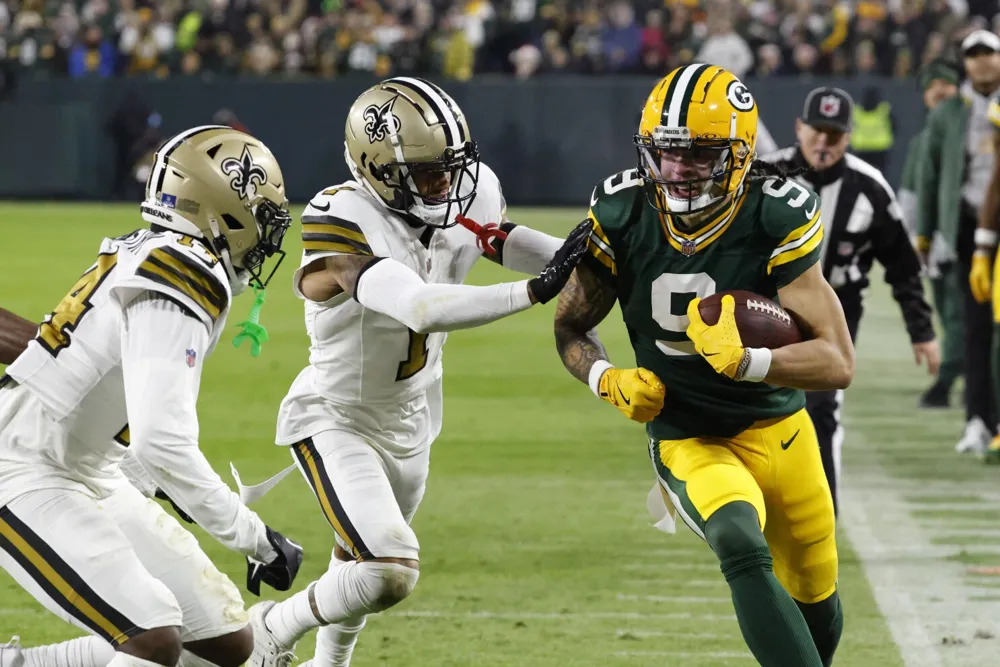 Packers' Watson Returns While Doubs Sits Out Against Bears