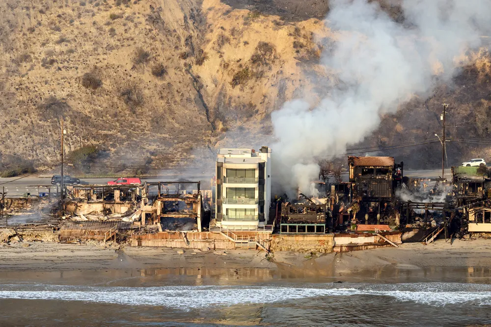 Palisades Fire Ravages Malibu's Billionaire Beach, Leaving Widespread Destruction