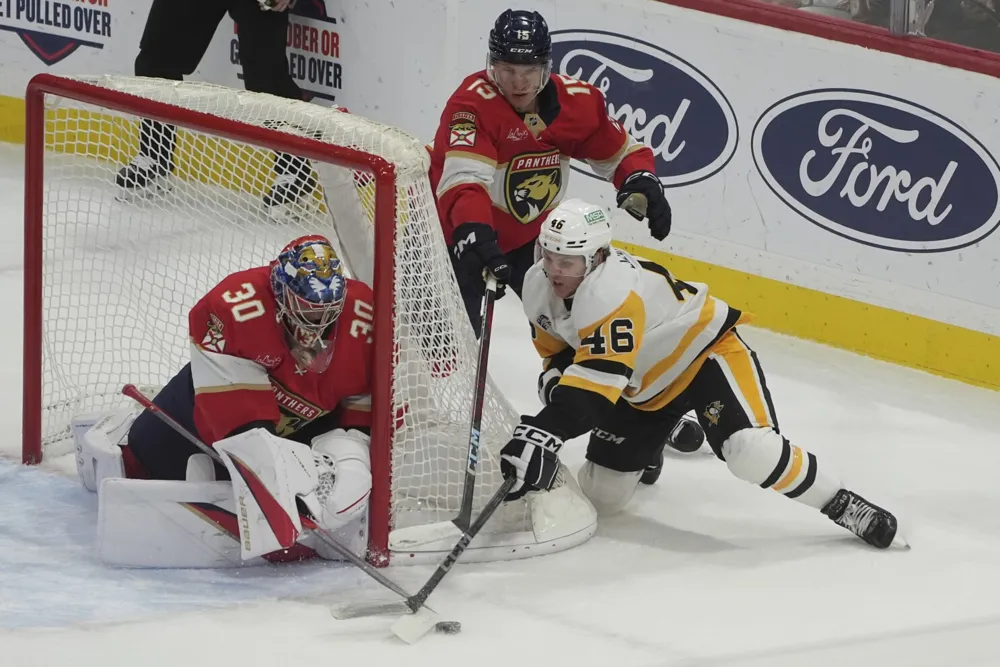 Panthers Triumph Over Penguins in Shootout 3-2