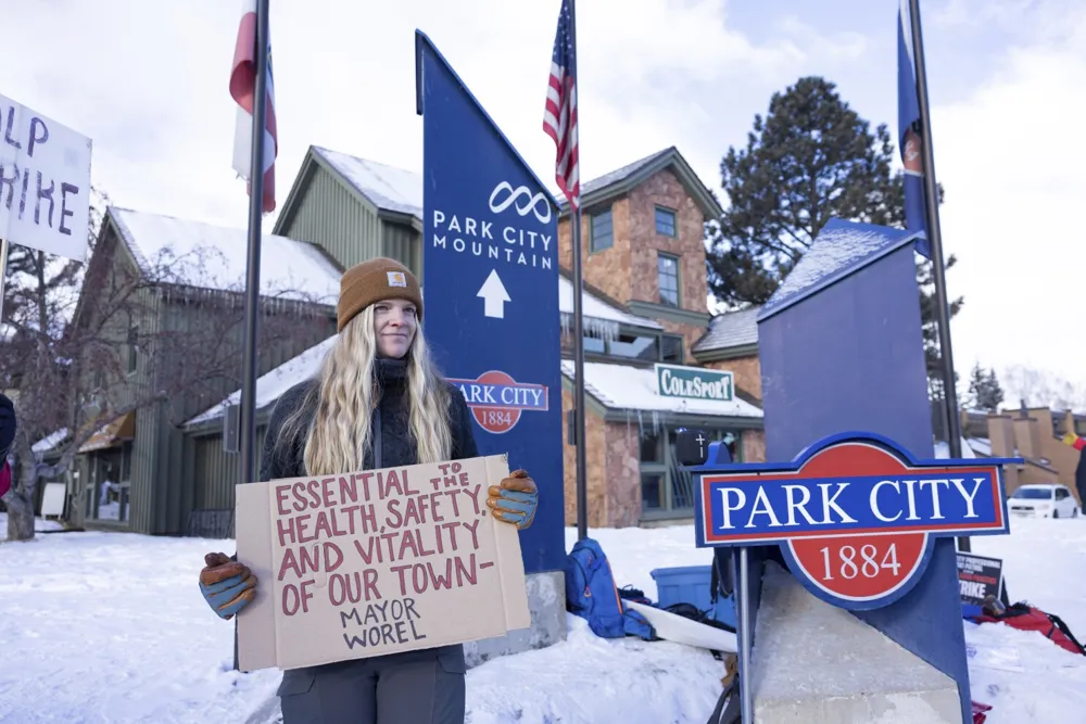 Park City’s ski patrollers strike for better wages, disrupting operations at largest U.S. ski resort