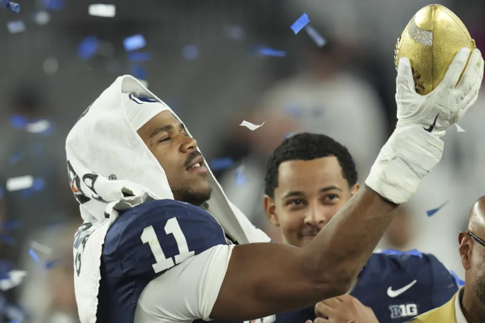 Penn State's Abdul Carter plays in Orange Bowl despite shoulder injury concerns