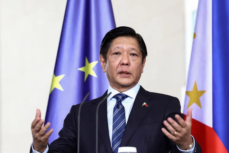 Philippine President Marcos Jr to Discuss Tariffs and Security with Trump