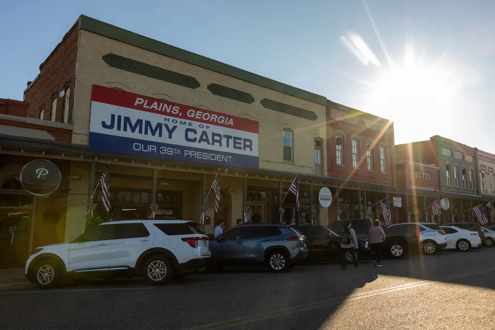 Plains, Georgia, mourns the legacy of former President Jimmy Carter