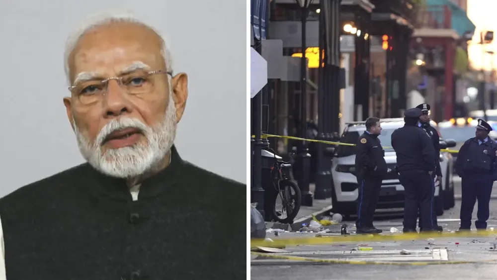 PM Modi denounces 'cowardly terrorist attack' in New Orleans, offers condolences