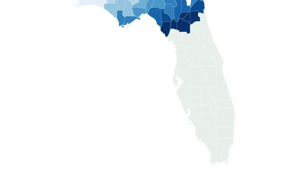 Polar Vortex Predicted to Bring Freezing Temperatures to Northern Florida