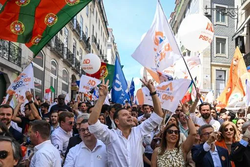 Portugal holds pivotal snap election as center-right leads without majority