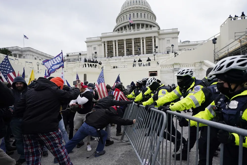 Future of Capitol Riot Prosecutions Uncertain as Trump Signals Pardon Intentions