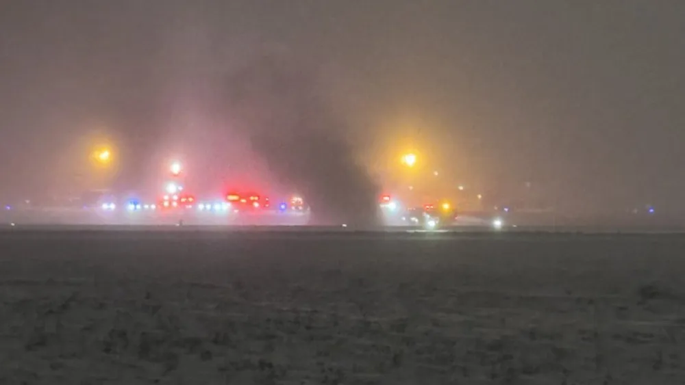 Private jet carrying 8 crashes at Bangor International Airport amid winter storm