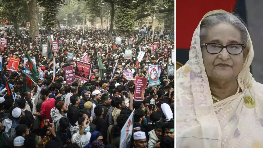 Protesters in Dhaka Demand Prosecution of Sheikh Hasina Amid Ongoing Unrest