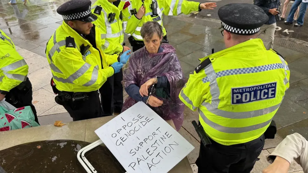 Protests Across the UK See 100+ Arrests Supporting Banned Palestine Action Group