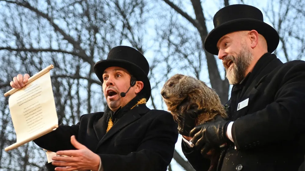 Punxsutawney Phil Sees His Shadow, Forecasting Six More Weeks of Winter