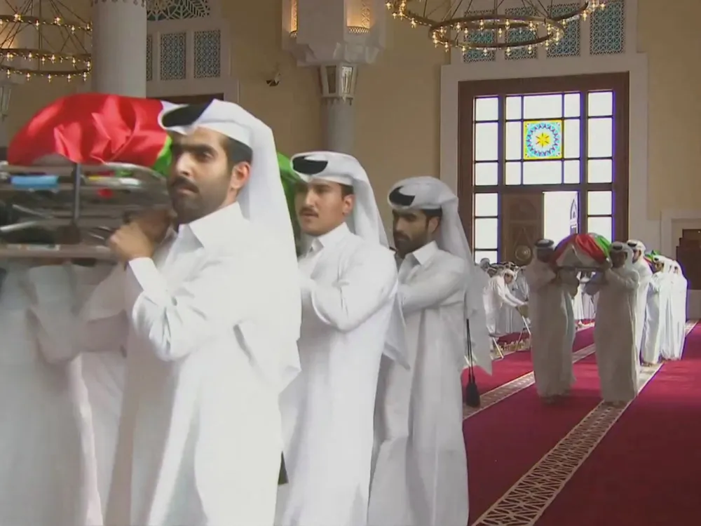 Qatar Holds Funeral for Victims of Israeli Strike Amid Regional Solidarity