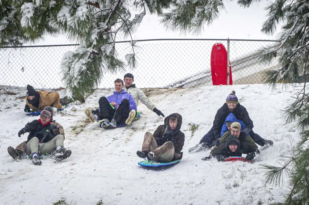 Rare Winter Storm Brings Snow Day Joy to Southern States