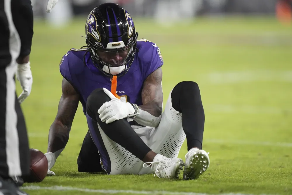 Ravens' Zay Flowers' Knee Injury Not Season-Ending, Day-to-Day Recovery Expected