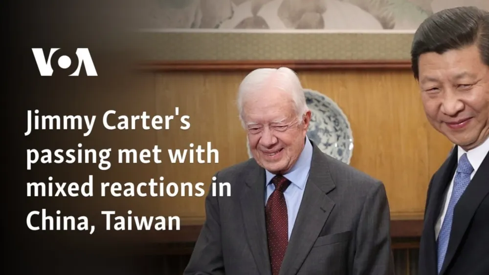 Reactions Emerge from China and Taiwan Following Jimmy Carter's Death