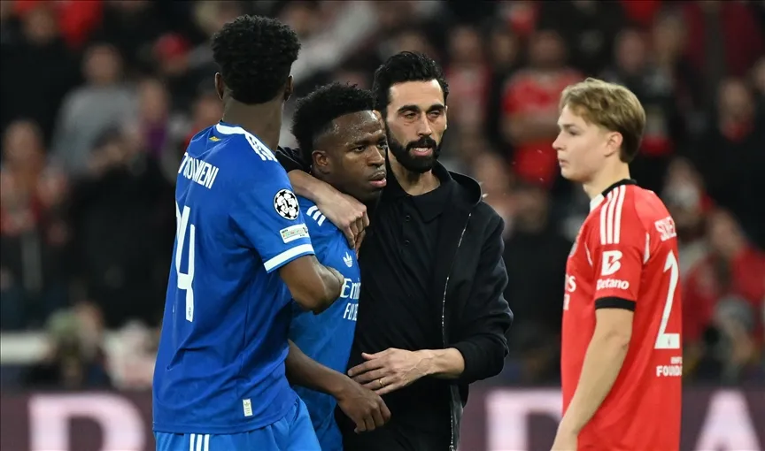 Real Madrid vs. Benfica Match Suspended After Racism Allegations Against Vinicius Jr.