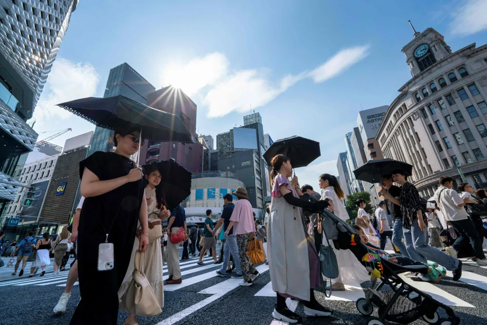 Record Heat in Japan Threatens Rice Production and Ecosystems