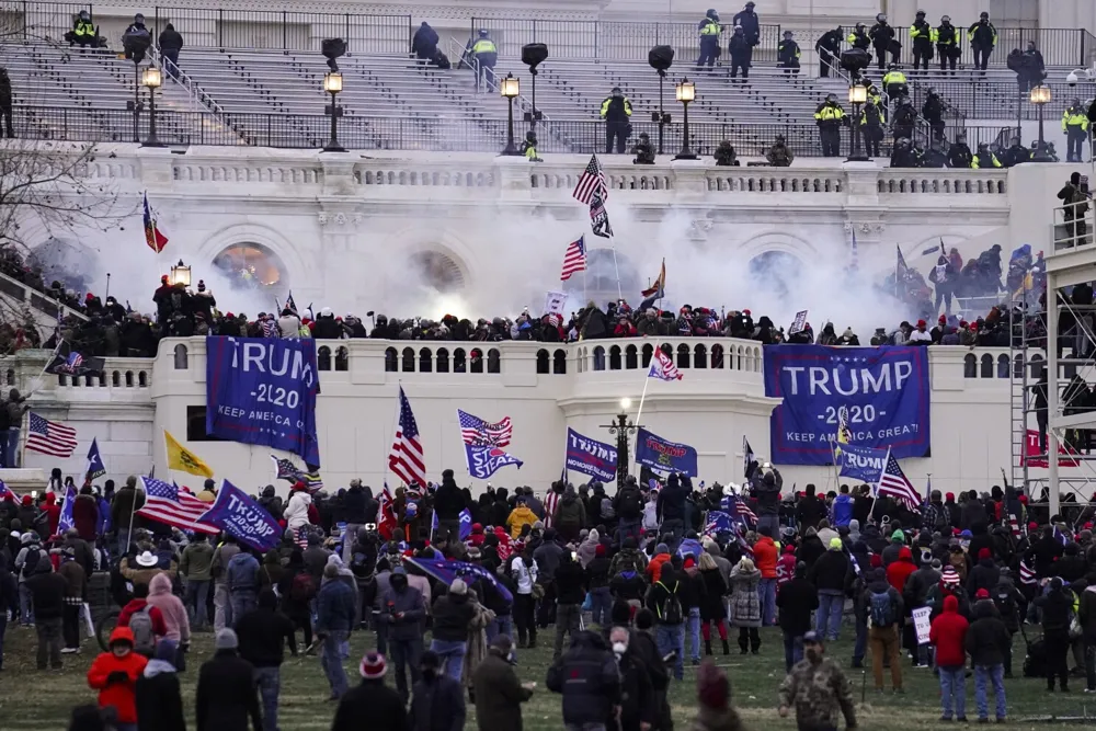 Remnants of the January 6 Insurrection Fade in the Capitol as Trump Prepares for a New Era