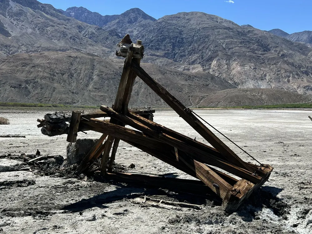 Repairs Underway for Historic Towers in Death Valley After Visitor Incident