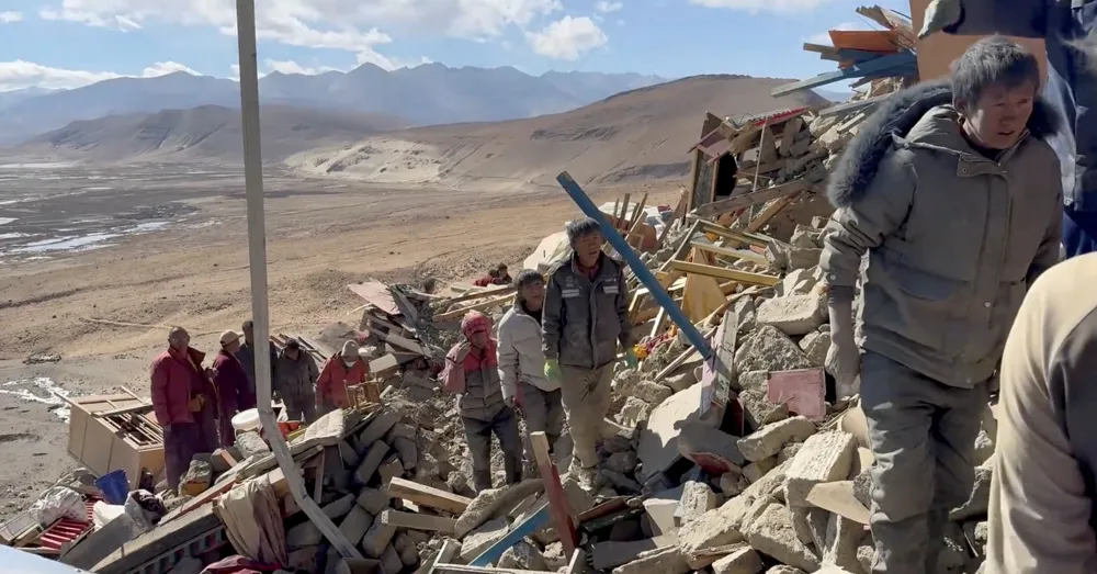 Rescue operations continue as Tibet earthquake claims over 120 lives