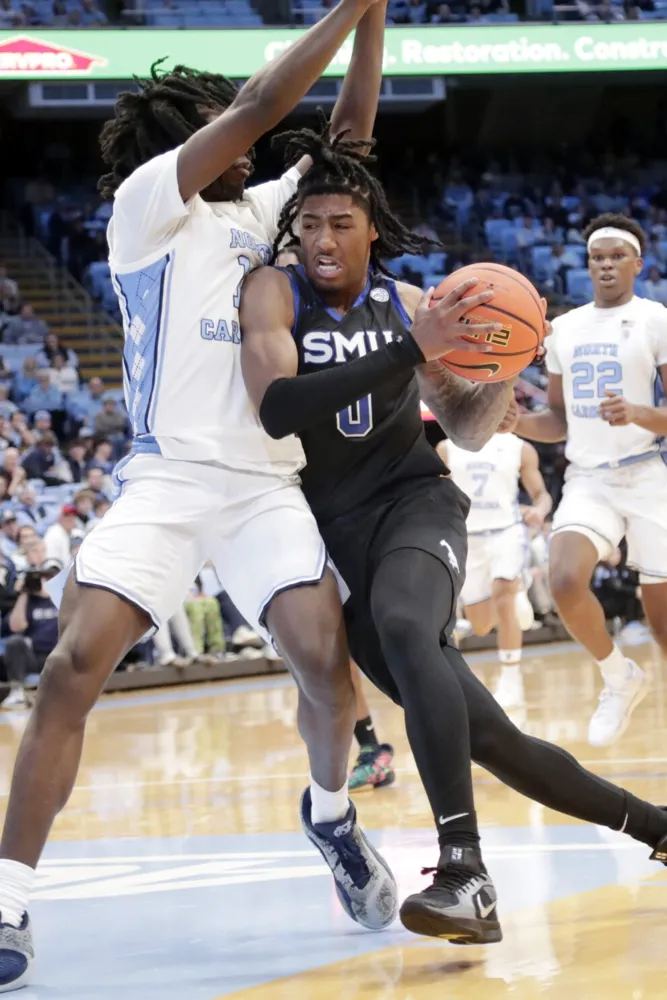 RJ Davis shines with 26 points as North Carolina dominates SMU