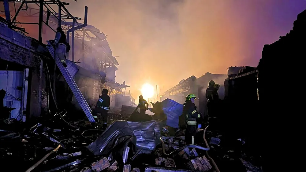 Russia Launches Extensive Drone and Missile Attack on Ukraine Amidst High-Level Military Parade