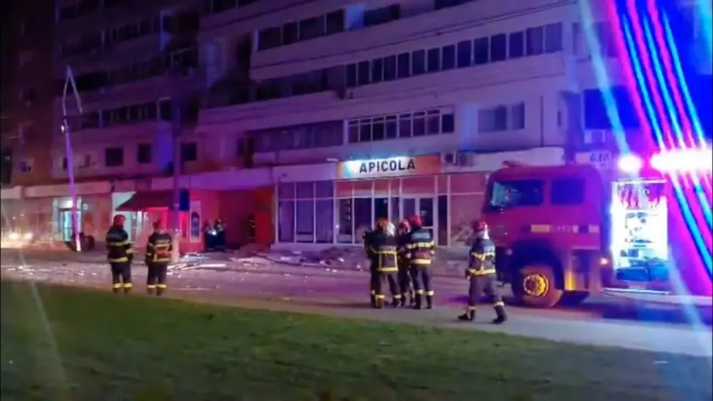 Russian drone strikes apartment building in Romania, injuring two