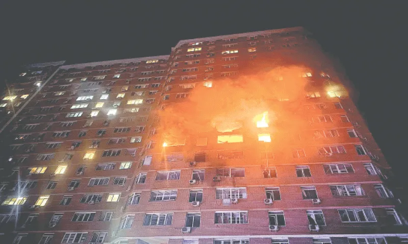 Russian Drone Strike in Odesa Kills Two, Injures 14 Including Children