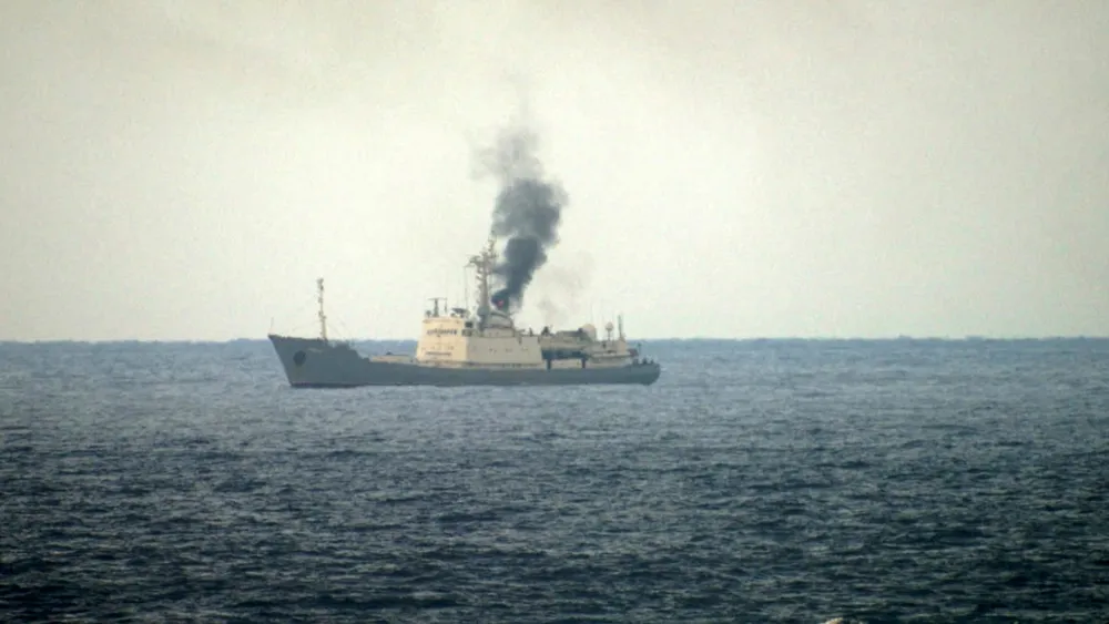 Russian Spy Ship Kildin Caught in Blaze off Syrian Coast: Audio Broadcast Reveals Distress