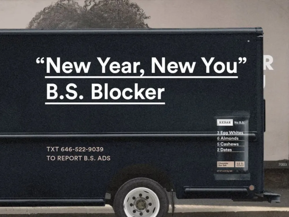 RXBAR Offers Free Protein Bars While Challenging Unrealistic New Year Resolutions