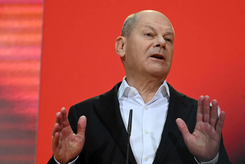 Scholz Condemns Opposition's 'Indecent' Moscow Visit Speculation Ahead of Elections