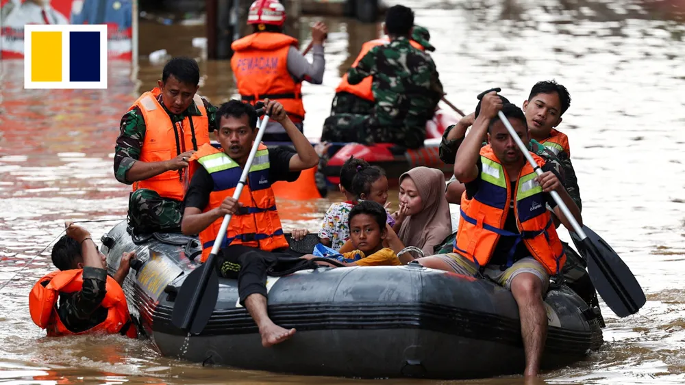 Severe Flooding in Jakarta Displaces Thousands Amid Ongoing Rain