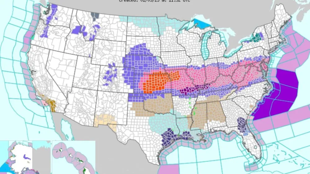 Severe Winter Weather Alerts Issued for 15 States Due to Heavy Snow Forecast