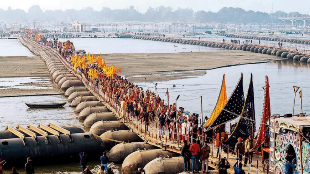 Shri Shambu Panch Atal Akhara Joins Maha Kumbh Festivities in Prayagraj