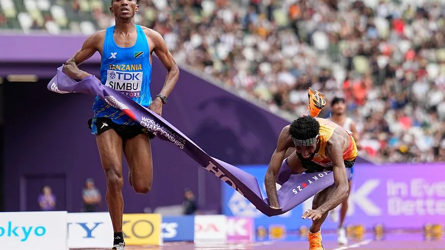 Tanzania's Alphonce Simbu Wins Marathon Gold in Historic Photo Finish