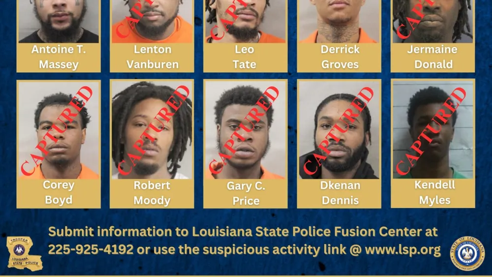 Sixth Inmate from New Orleans Jail Escape Captured, Two Remain at Large