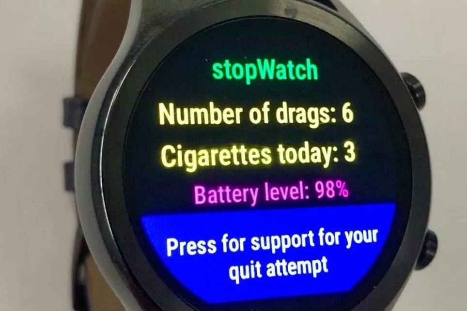 Smartwatch App Aims to Assist Smokers in Quitting, New Study Finds