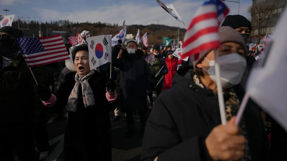 South Koreans Rally to Support Impeached President Amid Conspiracy Theories