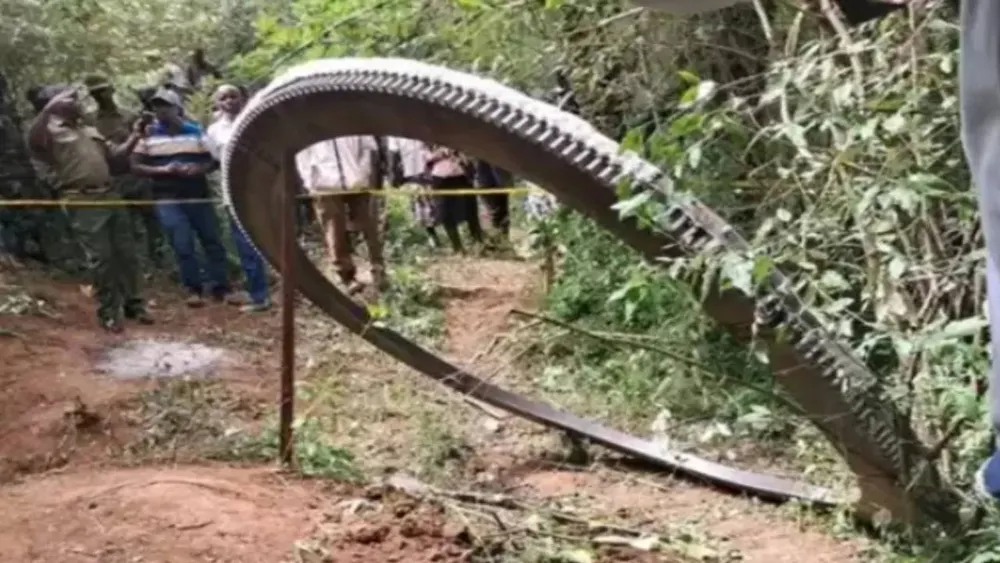 Space debris weighing 500 kg crashes in Kenyan village, officials conduct investigation