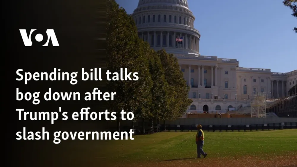 Spending Bill Negotiations Stalled Amid GOP and Democratic Tensions