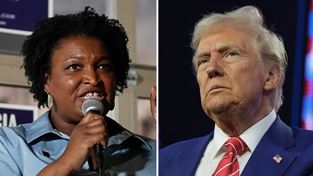 Stacey Abrams Addresses Trump's Election as an 'Evenly Divided' Outcome