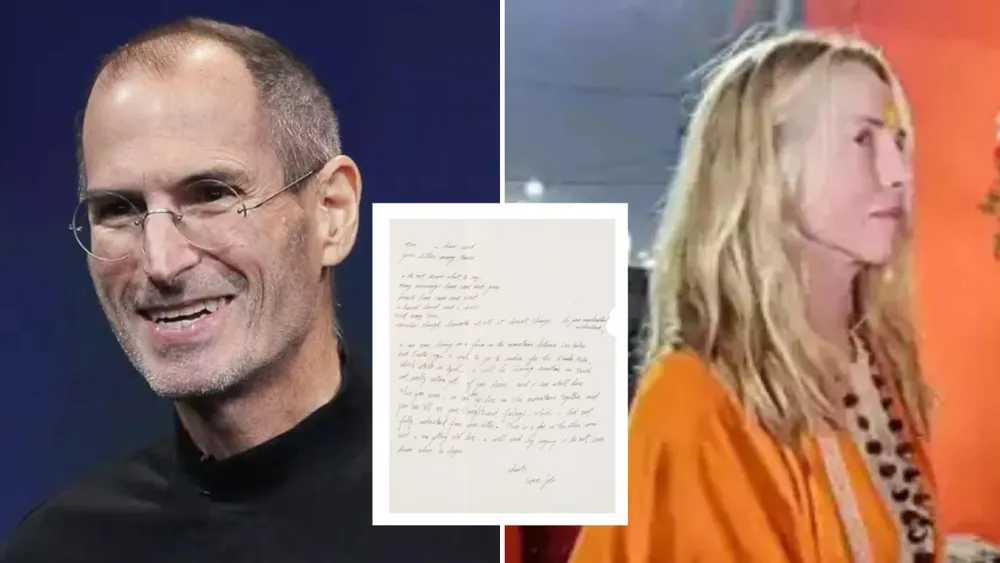 Steve Jobs' Handwritten Letter Fetches Over $500k at Auction as Wife Laurene Powell Jobs Attends Kumbh Mela