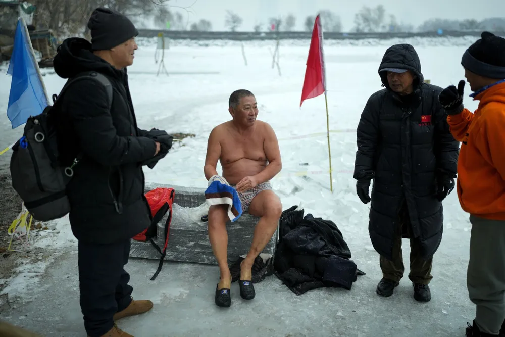 Swimmers Embrace Freezing Waters in Harbin for Health and Happiness