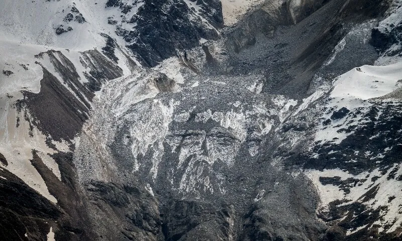 Swiss village devastated as Birch Glacier collapses, raising flood fears